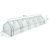 Châssis serre de jardin 3m blanche