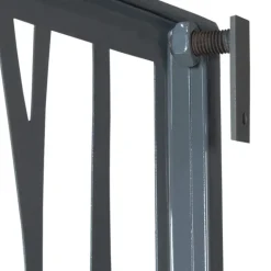 Claustra extérieur métal gris design