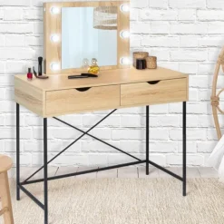 Coiffeuse industrielle avec éclairage