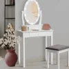 Coiffeuse miroir led