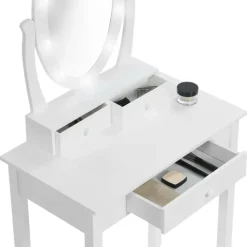 Coiffeuse miroir led