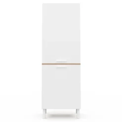 Colonne de cuisine hêtre et blanc