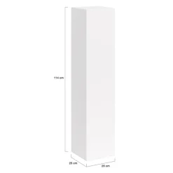 Colonne de rangement suspendue blanche