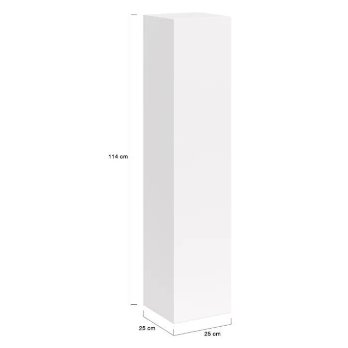 Colonne de rangement suspendue blanche