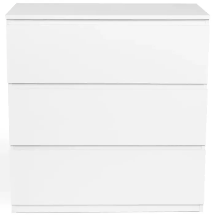 Commode 3 tiroirs blanche