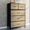 Commode 5 tiroirs en tissu industrielle