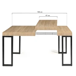 Console extensible industrielle 140 cm
