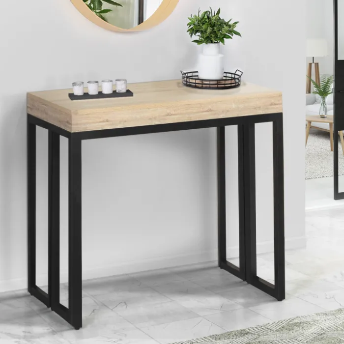 Console extensible industrielle 140 cm