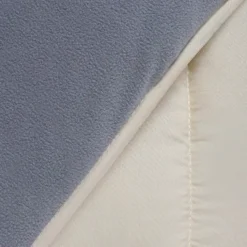 Couette polaire biface 140x200 gris et crème
