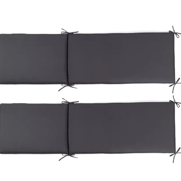 Coussins transat gris 190 cm