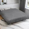 Couverture lestée 7kg 150x200 cm gris clair et gris foncé