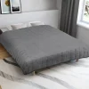 Couverture lestée 150x200 cm bicolore gris clair et gris 9 kg