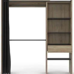 Dressing extensible bois et noir