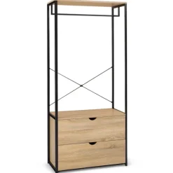 Dressing industriel 2 tiroirs 80 cm