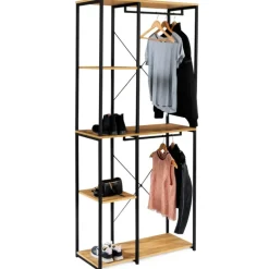 Dressing industriel double penderie 90 cm