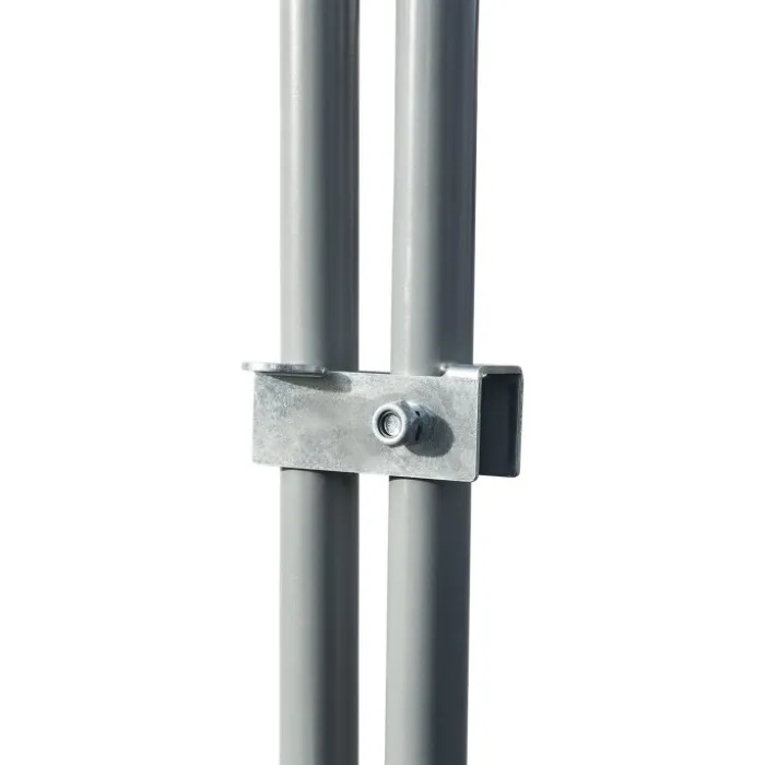 Enclos poulailler 30 m² parc grillagé en acier galvanisé