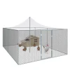 Enclos poulailler 3 x 4 m de 12 m2 en acier galvanisé