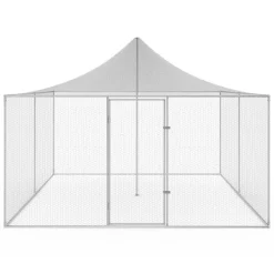 Enclos poulailler 3 x 4 m de 12 m2 en acier galvanisé
