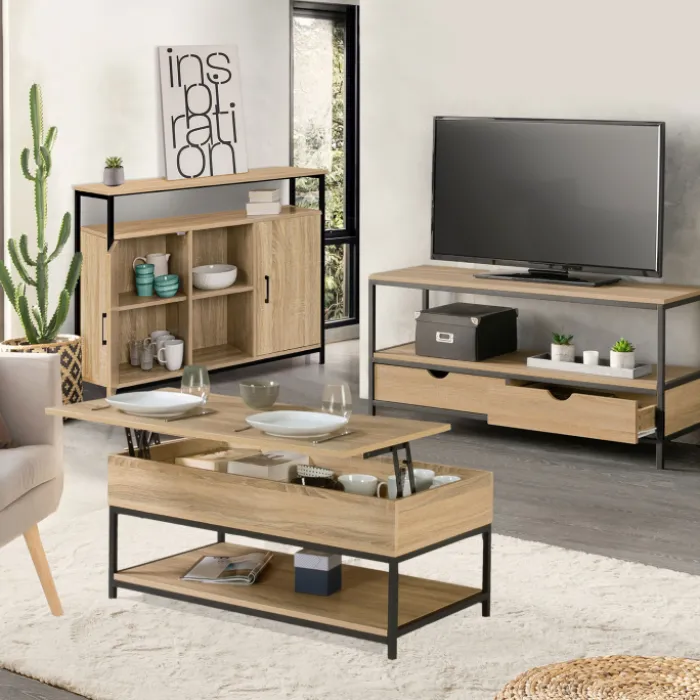Ensemble de meuble salon style industriel