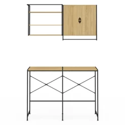 Ensemble pour machine à laver et sèche-linge design industriel