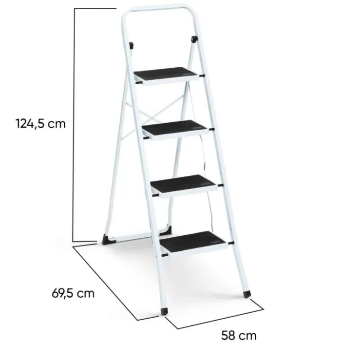 Escabeau 4 marches pliable