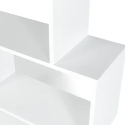 Etagère blanche en S 6 niveaux
