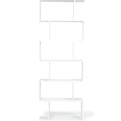 Etagère blanche en S 6 niveaux