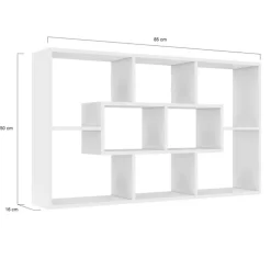 Etagère murale blanche