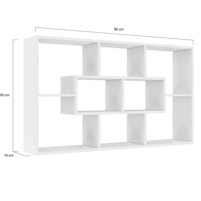 Etagère murale blanche