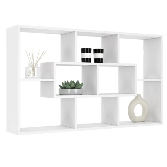 Etagère murale blanche
