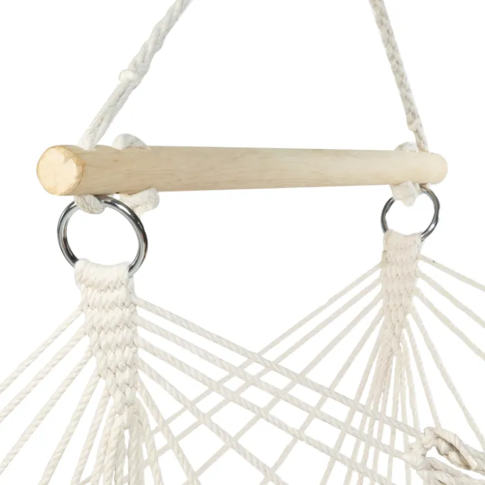 Fauteuil suspendu macramé