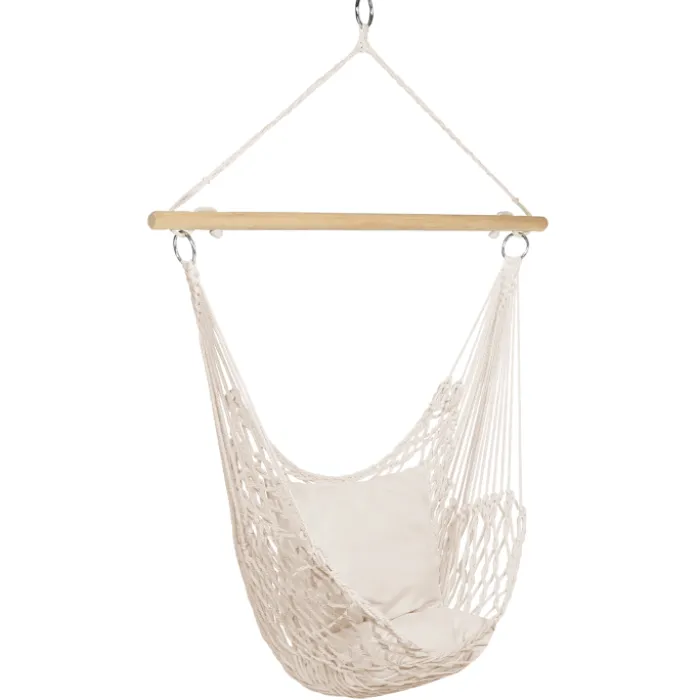 Fauteuil suspendu macramé