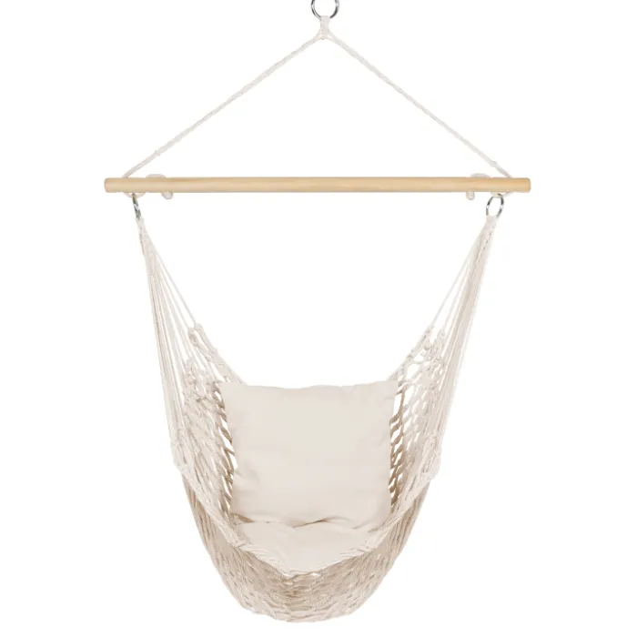 Fauteuil suspendu macramé