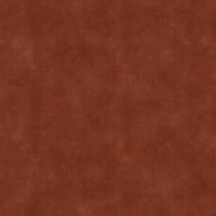 Fauteuil tripode tissu chenille terracotta