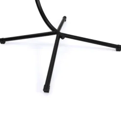 Fauteuil œuf suspendu avec coussins gris