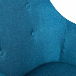 Fauteuils scandinaves bleu canard