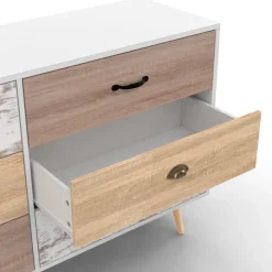 Grande commode scandinave XXL 6 tiroirs
