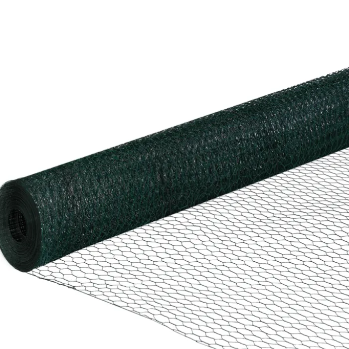 Grillage à poule vert 1x25m clôture souple jardin animaux