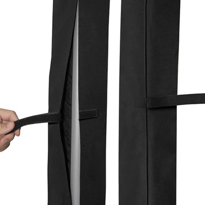 Housse pour paravent rétractable hauteur 2m noire