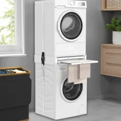 Kit de superposition universel machine à laver et sèche linge avec séchoir