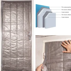 Kit isolation porte 210x85 cm