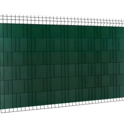Lamelles occultantes PVC vert 35m pour grillage rigide