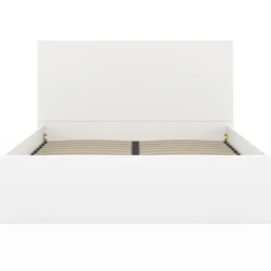 Lit coffre double 140x190 cm coloris blanc