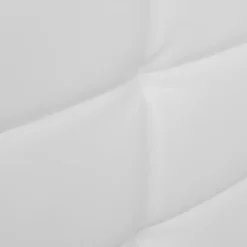Lit double blanc 140x190 cm avec sommier