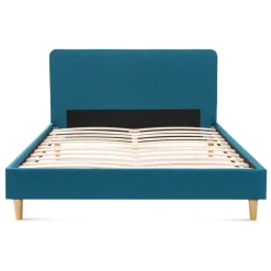 Lit double scandinave bleu canard