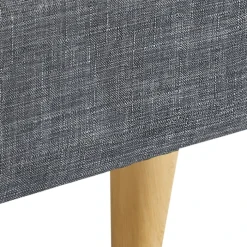 Lit scandinave gris 2 places 160x200 cm