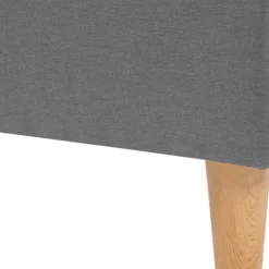 Lit scandinave gris clair 2 places
