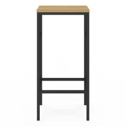 Lot 2 tabourets de bar style industriel bois et métal