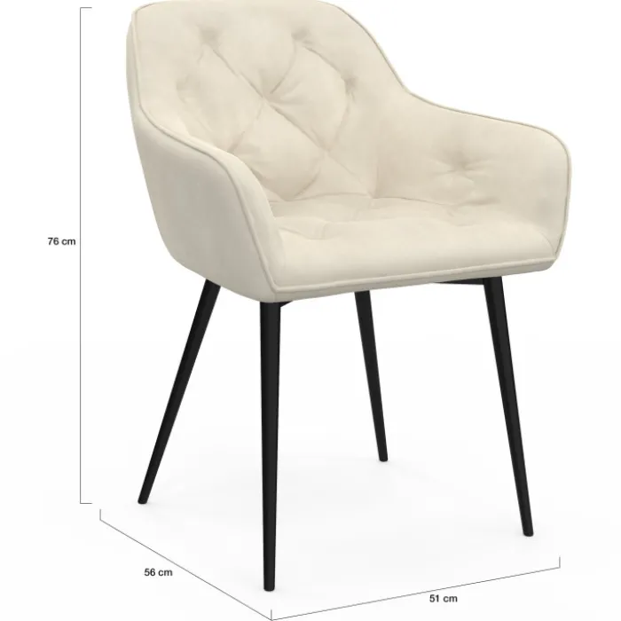 Lot chaises et fauteuils de table beige