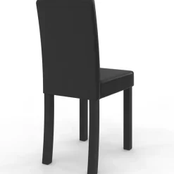 Lot de 6 chaises noires design